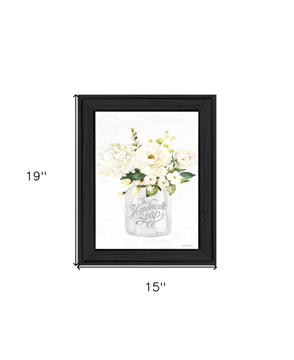 Bathroom Flower Ja Black Framed Print Bathroom Wall Art