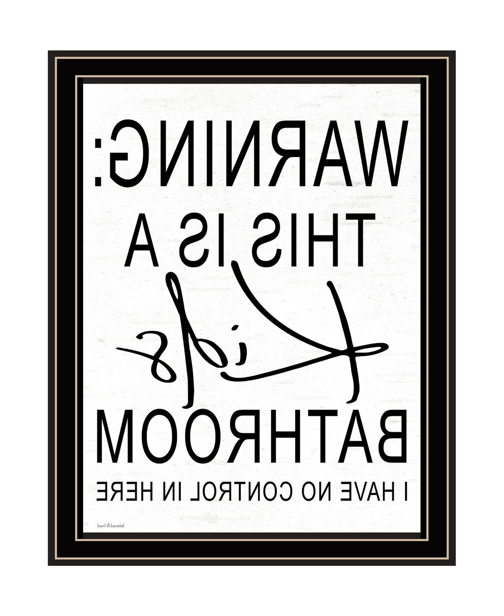 Kids Bathroom Black Framed Print Bathroom Wall Art