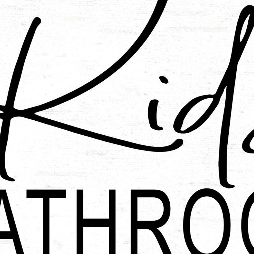 Kids Bathroom White Framed Print Bathroom Wall Art