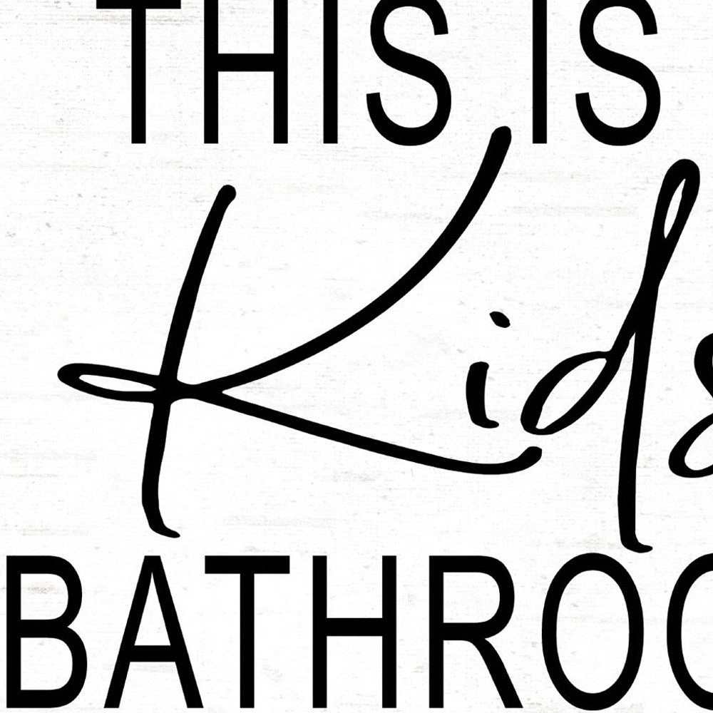 Kids Bathroom White Framed Print Bathroom Wall Art