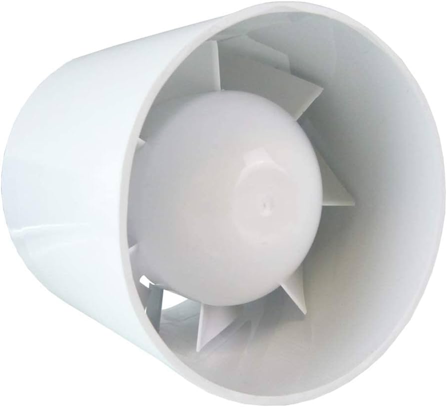 Euro Axial Bathroom Extraction Fan, 100mm