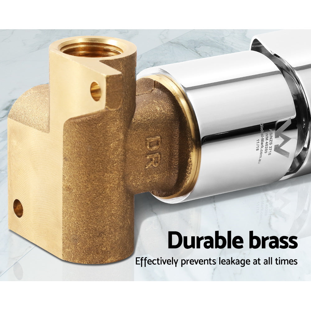 NNEDSZ Bathroom Mixer Tap Faucet Rain Shower head Set Hot And Cold Diverter DIY Chrome