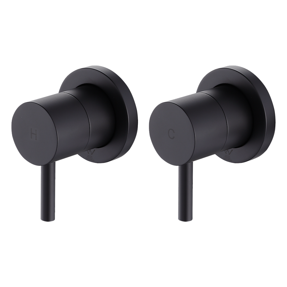 NNEDSZ Bathroom Shower Bath Hot and Cold Mixer WATERMARK Certified in Black