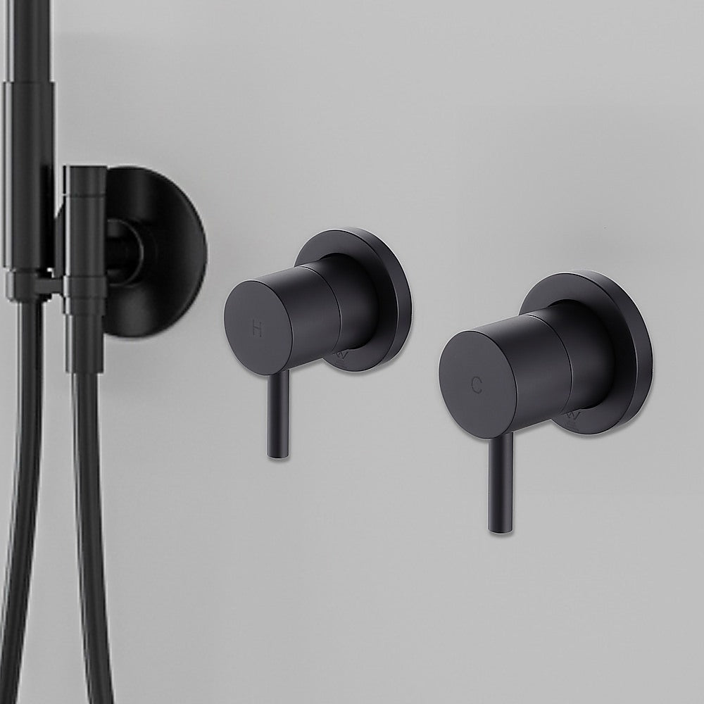 NNEDSZ Bathroom Shower Bath Hot and Cold Mixer WATERMARK Certified in Black