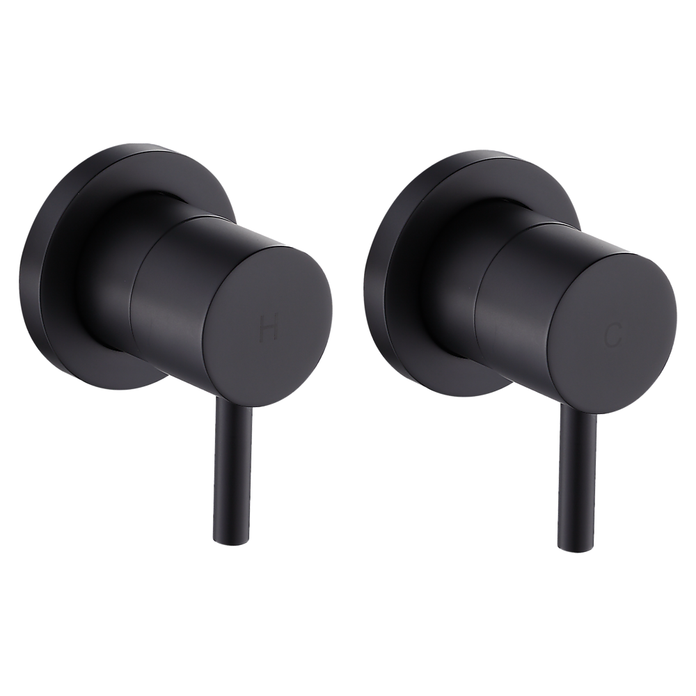 NNEDSZ Bathroom Shower Bath Hot and Cold Mixer WATERMARK Certified in Black