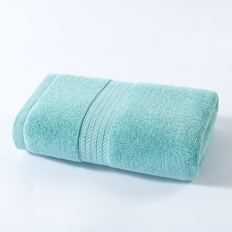 NNEDSZ Mint Green Premium Thick Cotton Bath Towel for Adults - Soft and Absorbent Bathroom Towel