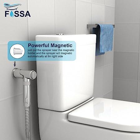Fossa Magnetio Health Faucet with Magnetio Holder/Bidet Sprayer for Toilet and Bathroom Only Gun