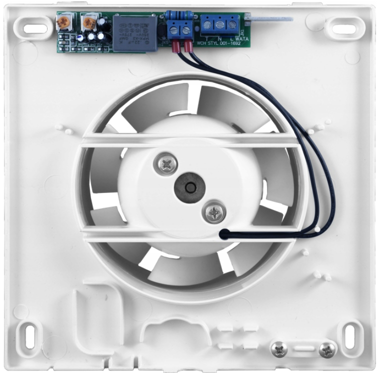 Rico Axial Bathroom Extraction Fan with Timer, 120mm