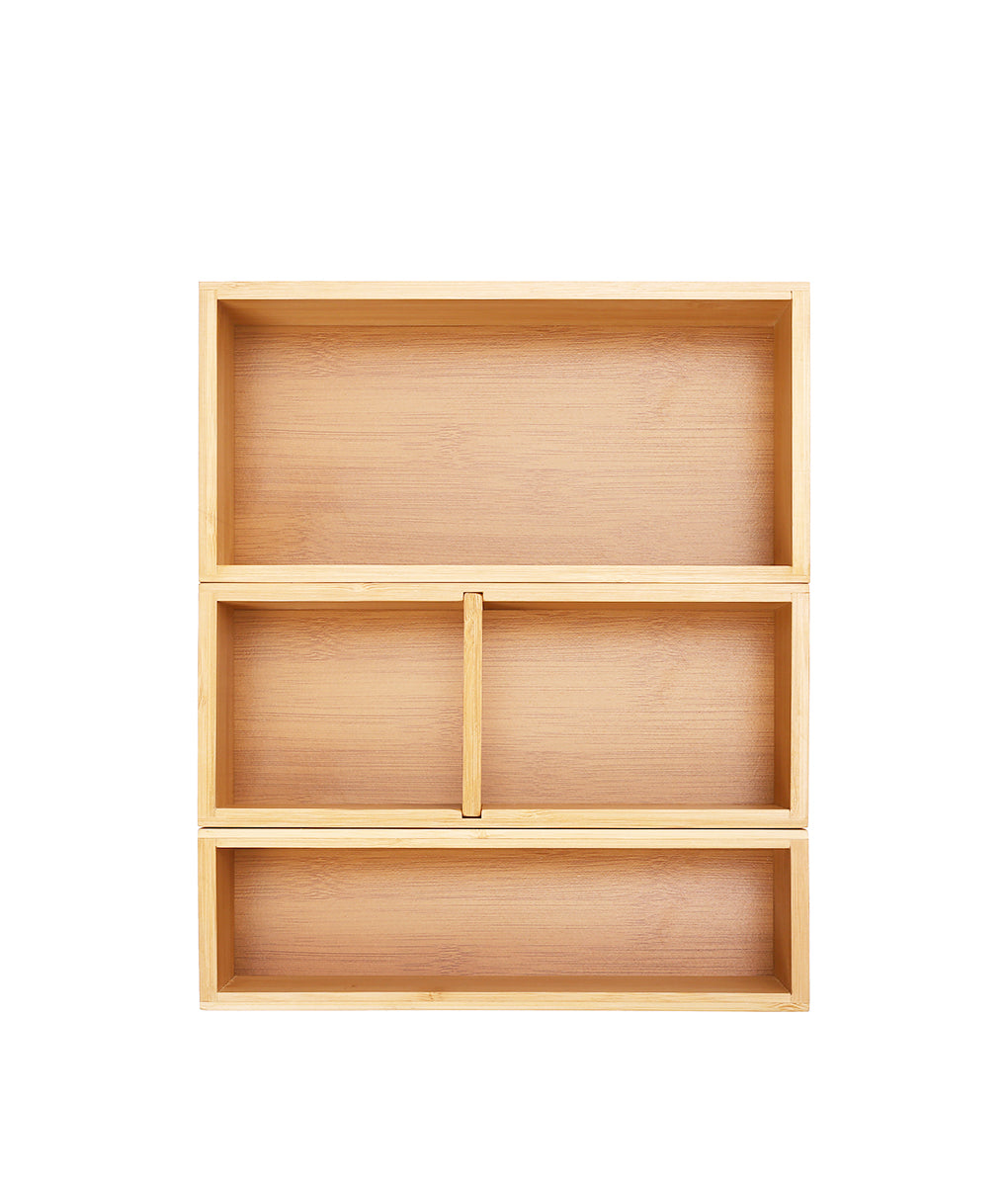 Bathroom Drawer Organizer 3 Boxes