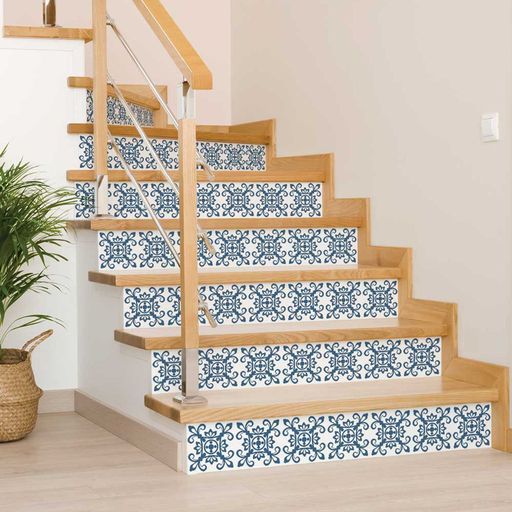 Special Blue and White pattern for bathroom walls and cabinets Model - A15