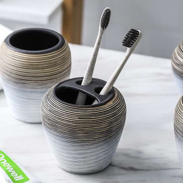 Retro Brushed Bathroom Wash Set - Image 5