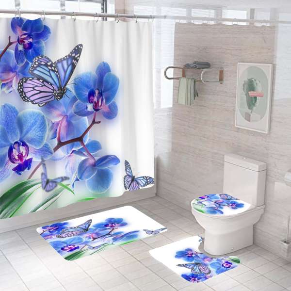 Digital Printing Waterproof Polyester Bathroom - Image 4