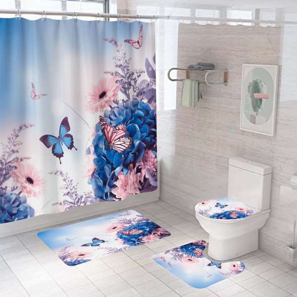 Digital Printing Waterproof Polyester Bathroom - Image 5