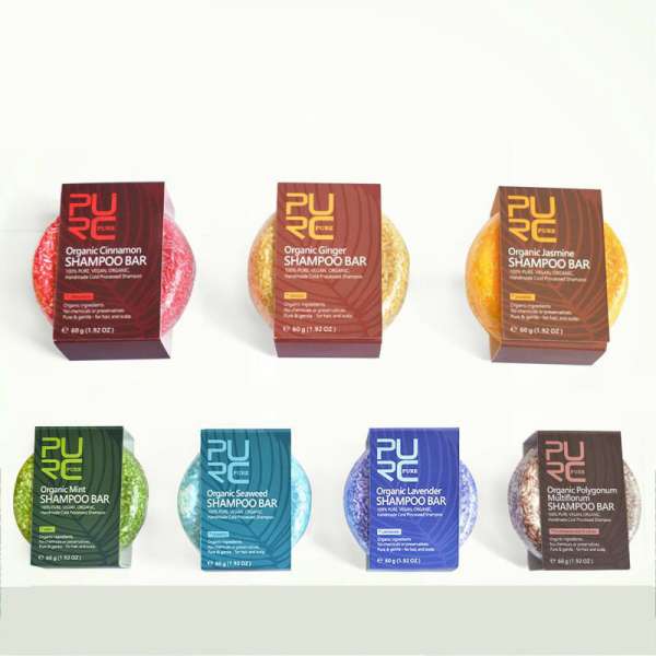 Purc Hand-Extracted Soap, Anti-Dandruff, Oil-Control Nourishing Handmade Soap, Spot Fleece-Flower Root And Ginger Shampoo Soap - Image 4