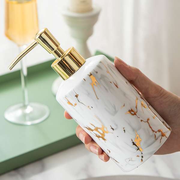 Bathroom Marble Bathroom Wash Kit Ceramic - Image 2