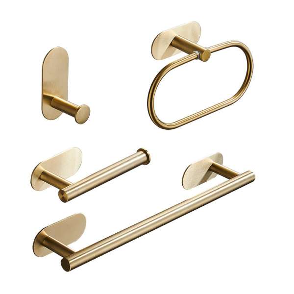 Single Bar Towel Rack Bathroom Hook Bathroom Pendant - Image 2