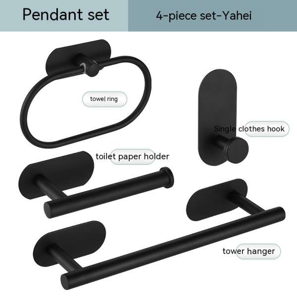 Single Bar Towel Rack Bathroom Hook Bathroom Pendant - Image 8