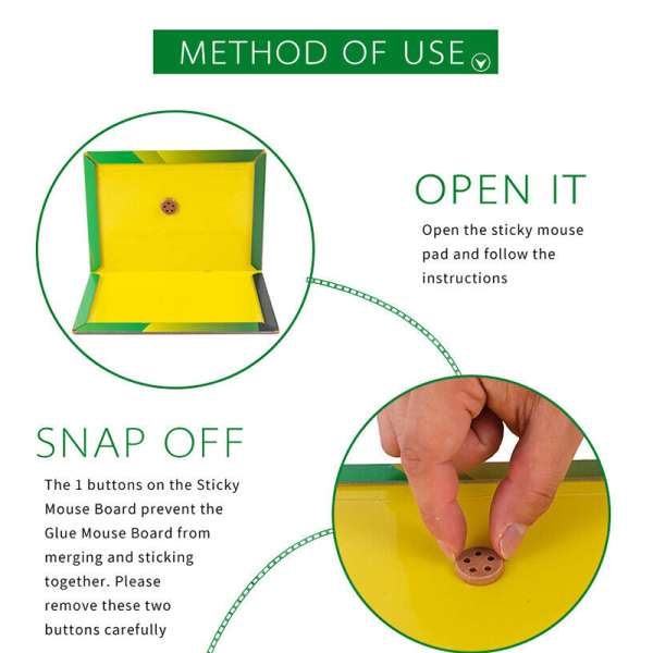 Multi-Use Pest Insects Sticky Board Efficient Glue Boards for Home Office and Garden - Image 3