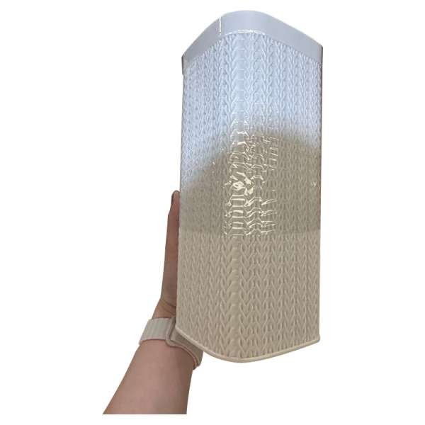 Plastic Bathroom Toilet Brush with Stand Holder 25.5 x 11.3 x 11.3 cm - Image 6