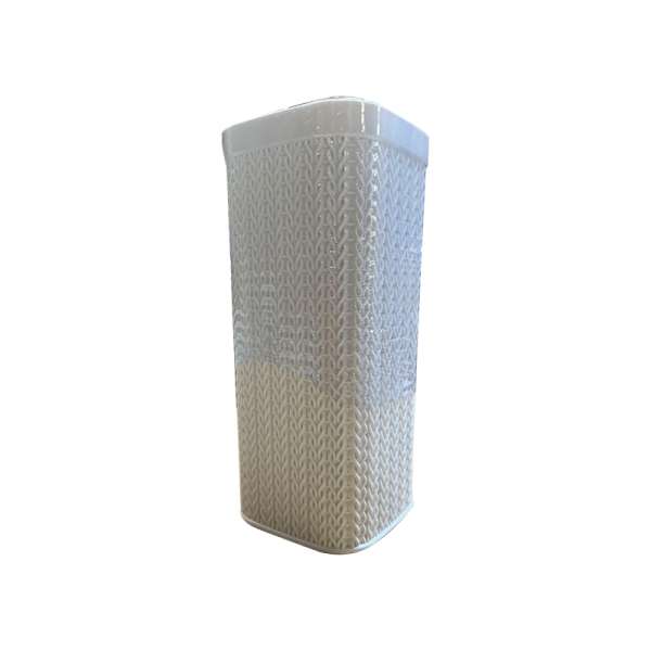 Plastic Bathroom Toilet Brush with Stand Holder 25.5 x 11.3 x 11.3 cm - Image 2