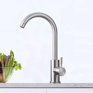 360 degree Swivel Spout Single Lever Tap Kitchen Sink Mixer Taps