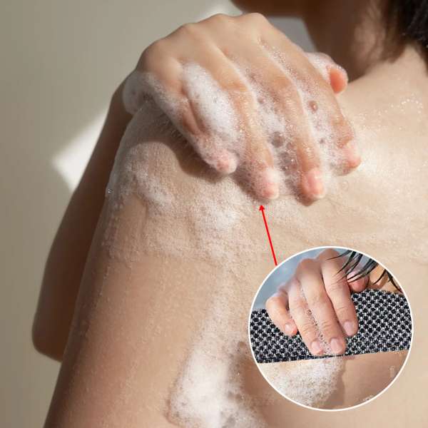 2 pcs Japanese Washcloth Exfoliating Back Scrubber Towel Washed Bath Towel for Adults - Image 9