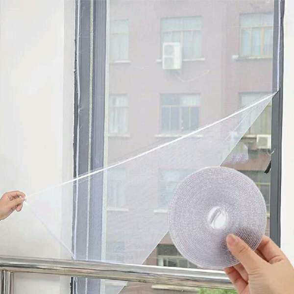 White Window Screen Mesh Net Bug Mosquito Fly Insect Moth Door Netting - Image 8