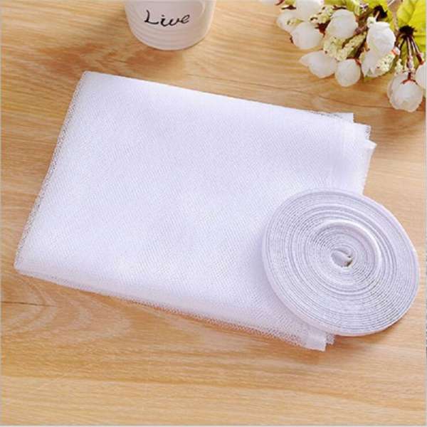 White Window Screen Mesh Net Bug Mosquito Fly Insect Moth Door Netting - Image 3
