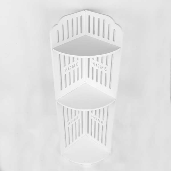 3 Tier Corner Bath Shelf Unit Organiser Stand Showers Caddy Storage Rack - Stripes Pattern - Image 12