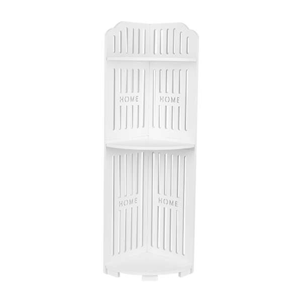 3 Tier Corner Bath Shelf Unit Organiser Stand Showers Caddy Storage Rack - Stripes Pattern - Image 5